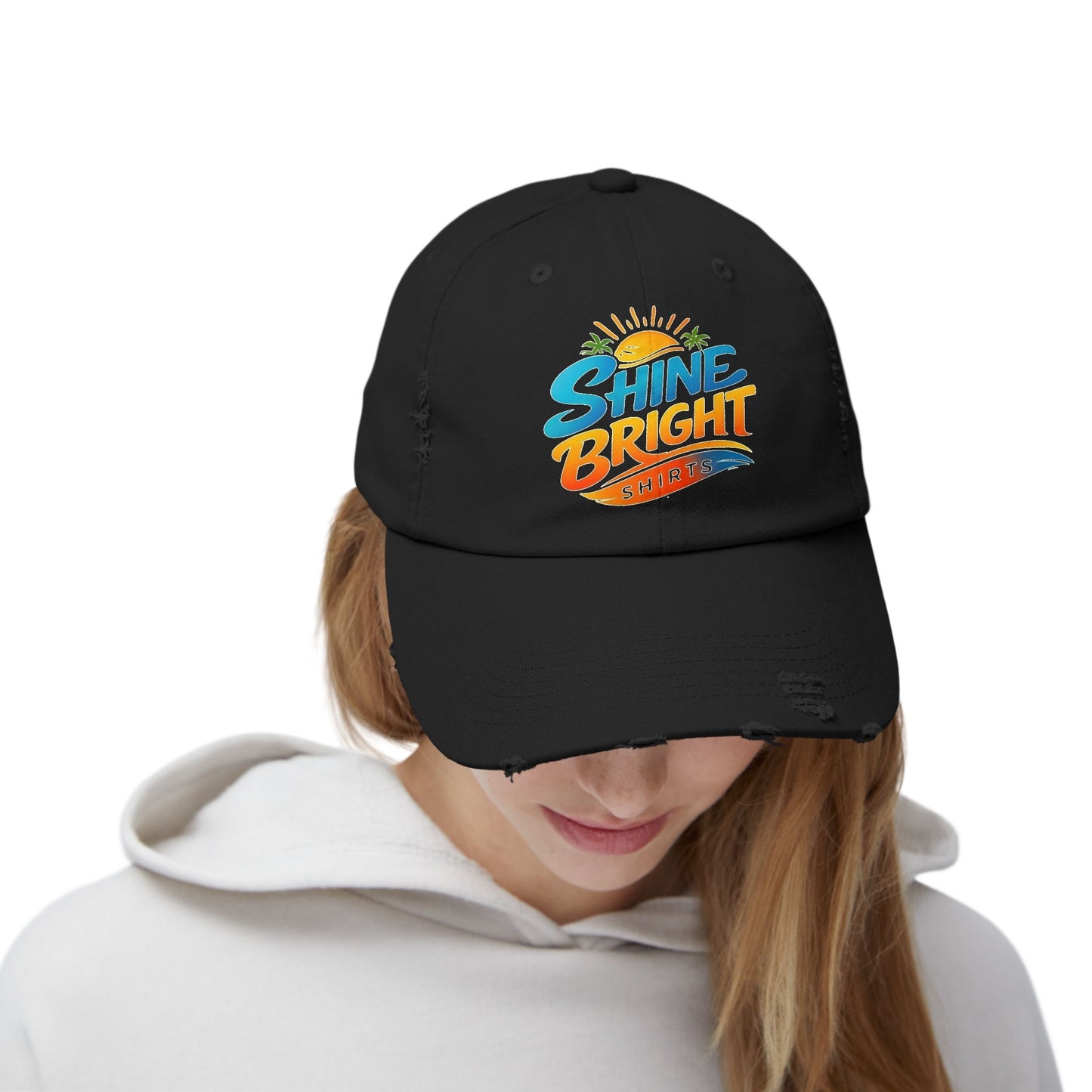 Shine Bright Distressed Cap