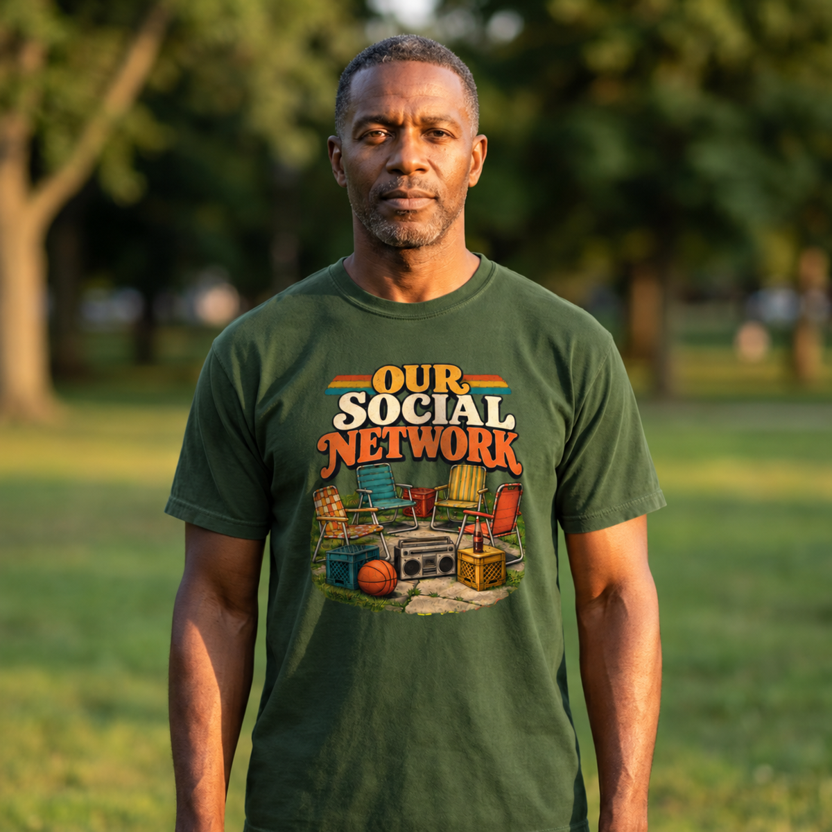 Our Social Network β Old-School Childhood T-Shirt