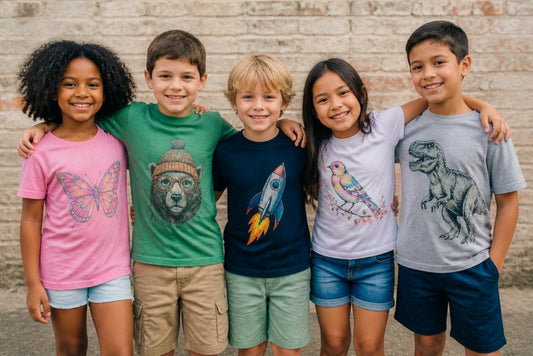 Buy Unique Graphic Tees for Kids: 10 Bold Designs
