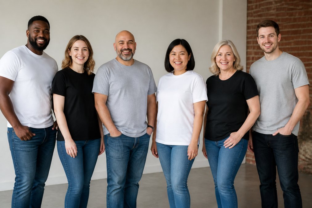 Choose T-Shirt Sizes for Different Body Types