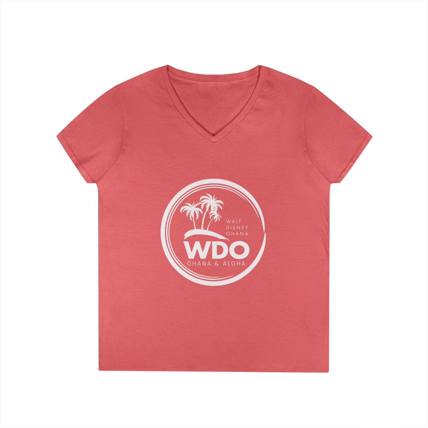 Ohana Tee (Ladies V-neck w/ white logo)