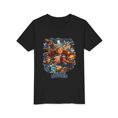 I Love Movies Kids T-Shirt