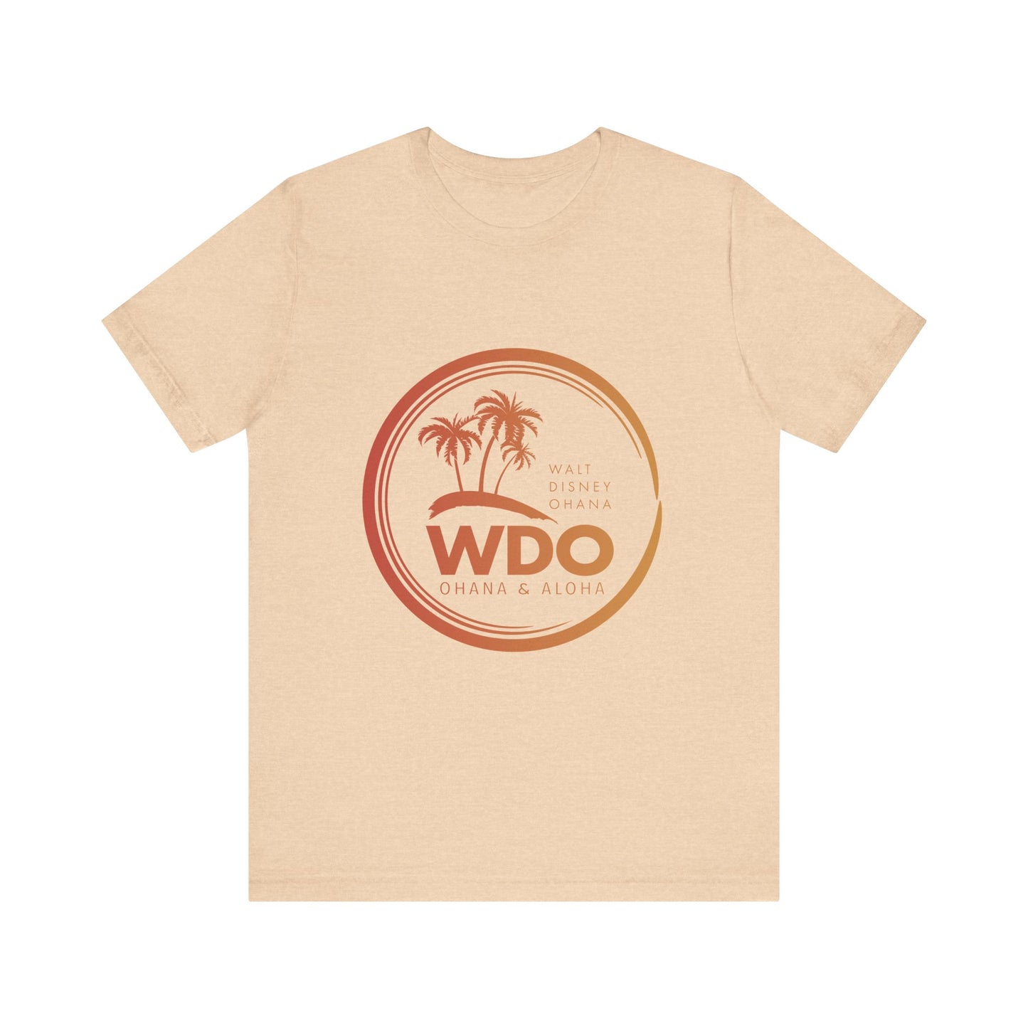 Ohana Tee (Unisex Short Sleeve w/ orange logo)