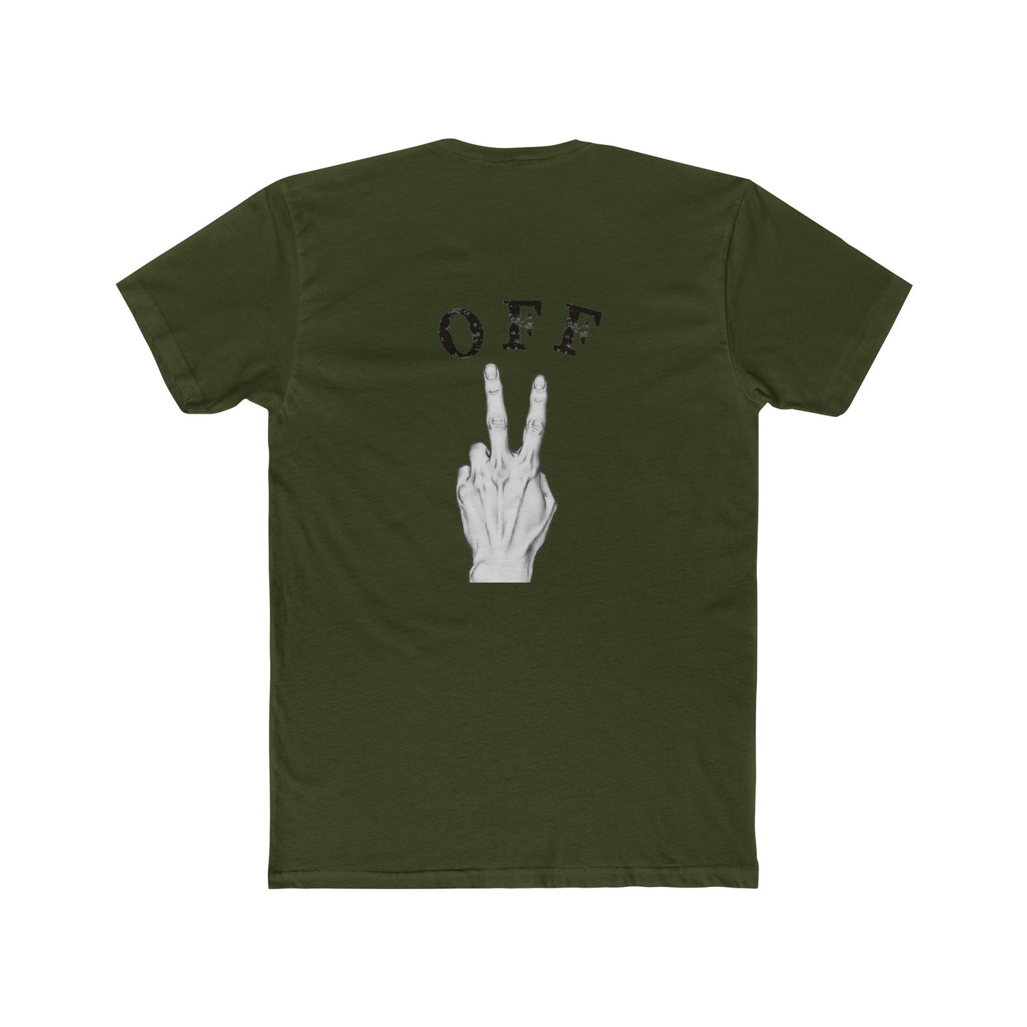 PEACE OFF Crew Graphic T-Shirt – Premium Cotton Streetwear Tee, Minimalist Statement Shirt, Unisex Casual Fashion Top