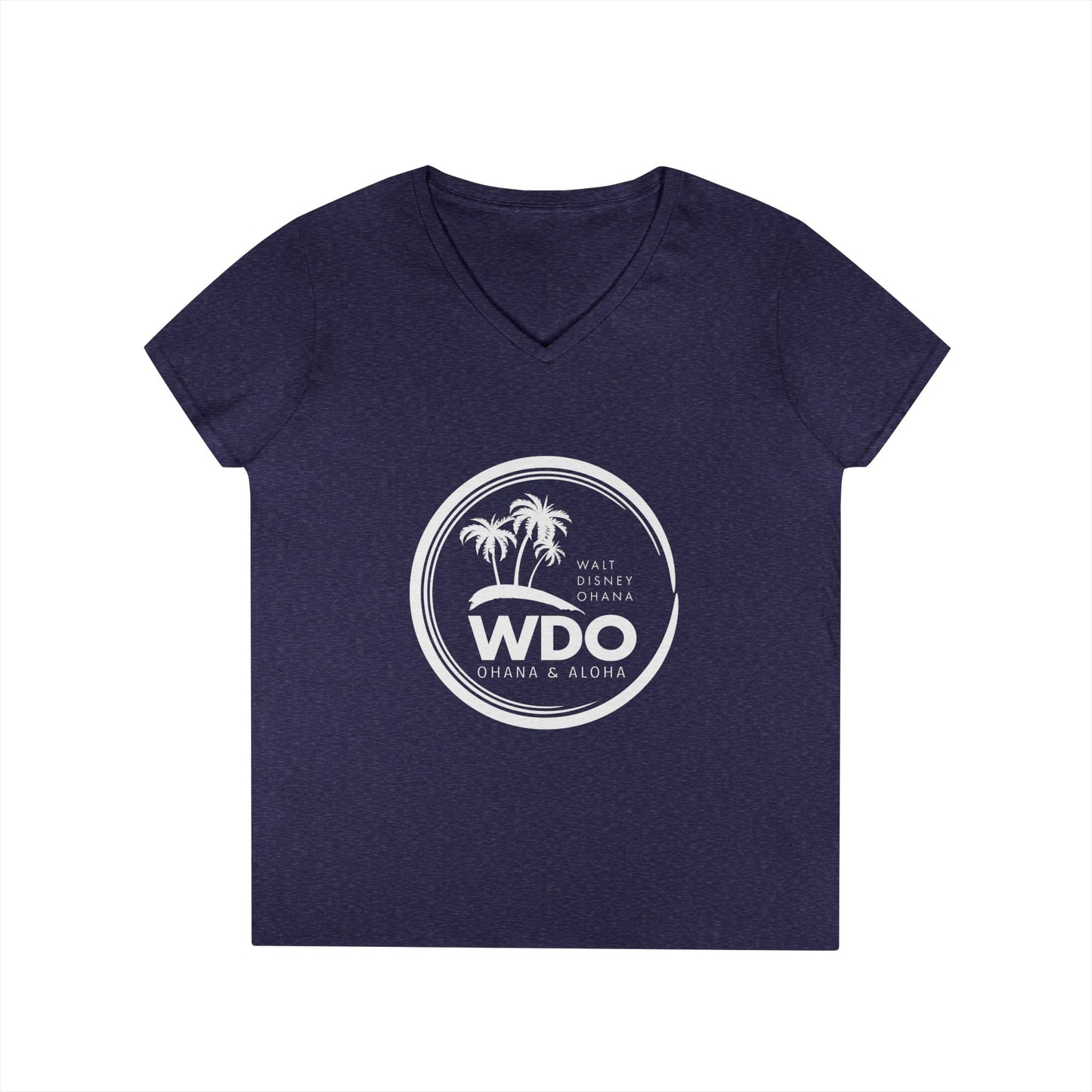 Ohana Tee (Ladies V-neck w/ white logo)
