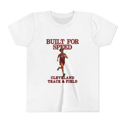 Youth Boys Tee 1 — "Built for Speed" Cleveland Track & Field