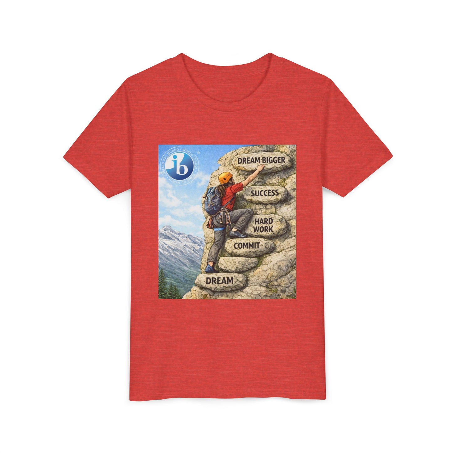 Youth Girls Tee - IB Climb to Success