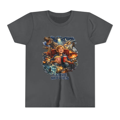 I Love Movies Kids T-Shirt