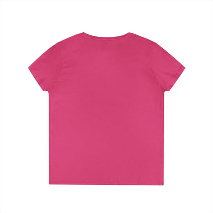 Ohana Tee (Ladies V-neck w/ black logo)