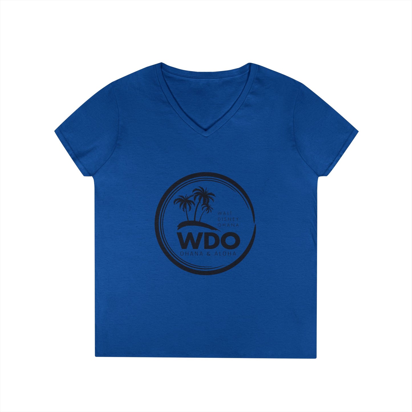 Ohana Tee (Ladies V-neck w/ black logo)