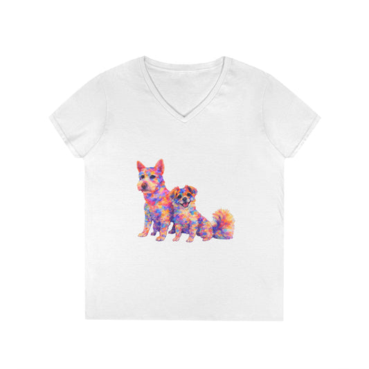 Double Trouble V-Neck T-Shirt