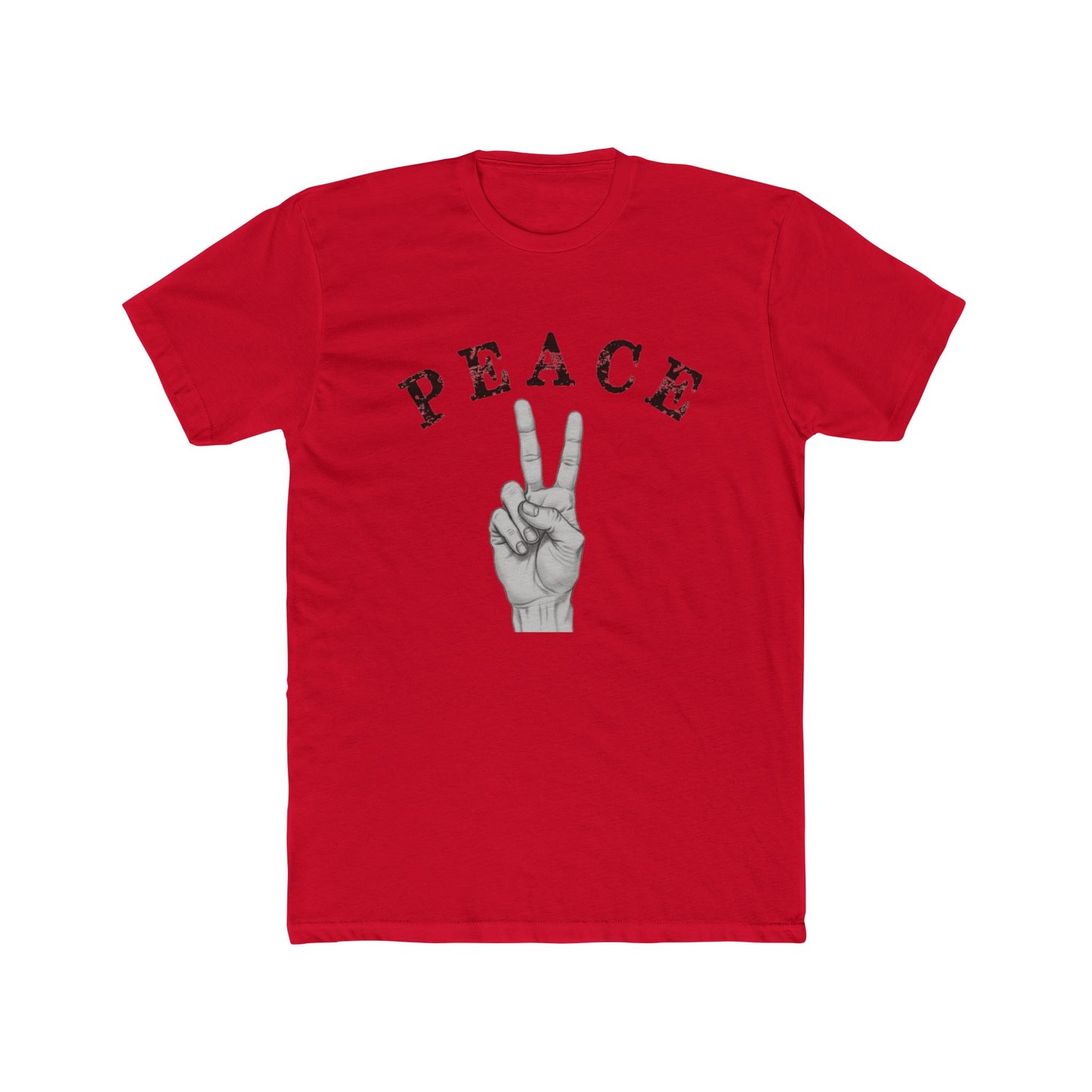 PEACE OFF Crew Graphic T-Shirt – Premium Cotton Streetwear Tee, Minimalist Statement Shirt, Unisex Casual Fashion Top