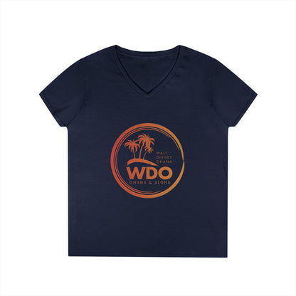 Ohana Tee (Ladies V-neck w/ orange logo)