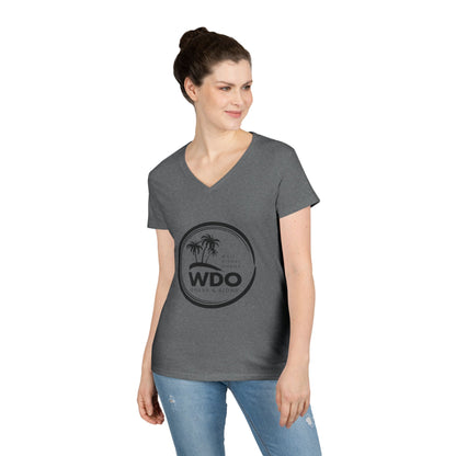 Ohana Tee (Ladies V-neck w/ black logo)