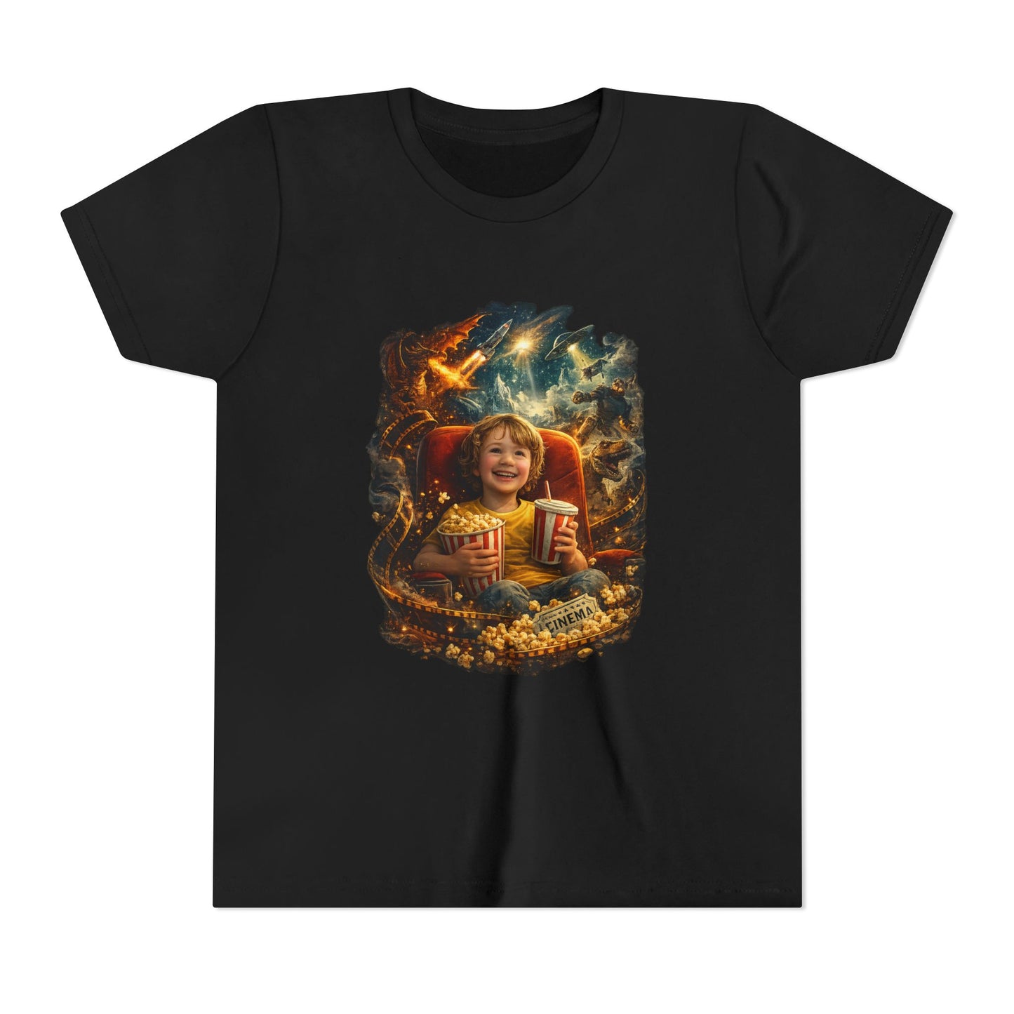 Movie Night Magic - Kids T‑Shirt