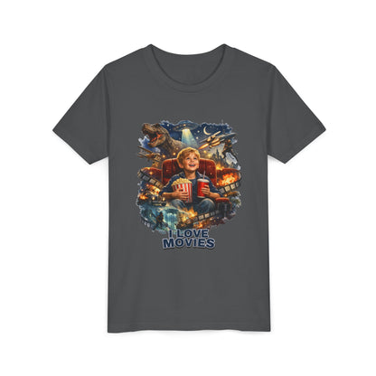 I Love Movies Kids T-Shirt