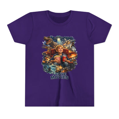I Love Movies Kids T-Shirt