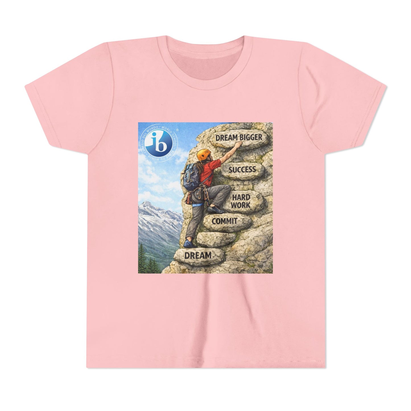Youth Girls Tee - IB Climb to Success