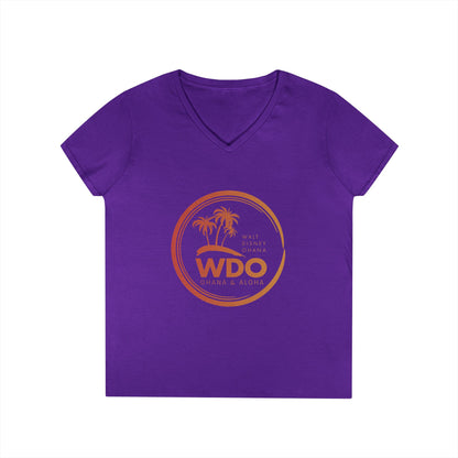 Ohana Tee (Ladies V-neck w/ orange logo)