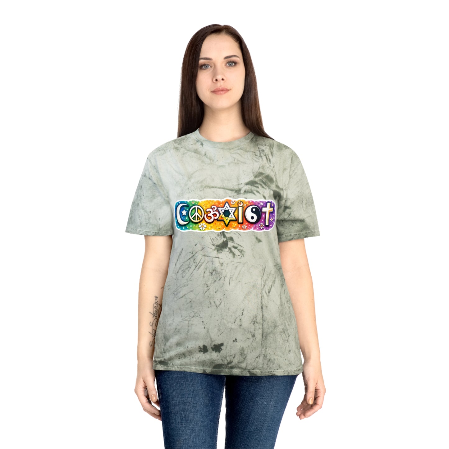 COEXIST Tie-Dye Shirt