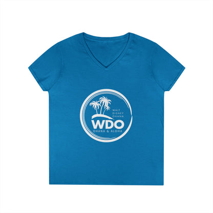 Ohana Tee (Ladies V-neck w/ white logo)