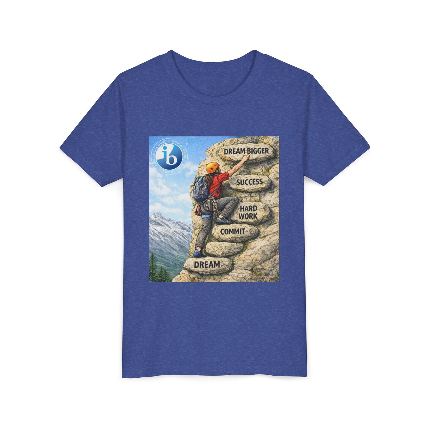 Youth Girls Tee - IB Climb to Success