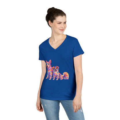 Double Trouble V-Neck T-Shirt