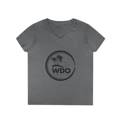 Ohana Tee (Ladies V-neck w/ black logo)