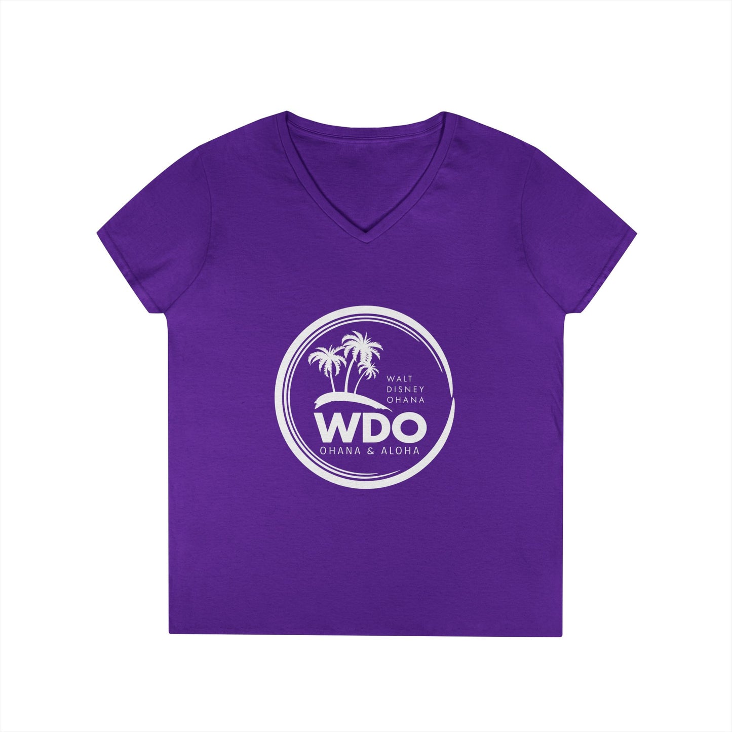 Ohana Tee (Ladies V-neck w/ white logo)