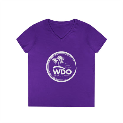 Ohana Tee (Ladies V-neck w/ white logo)