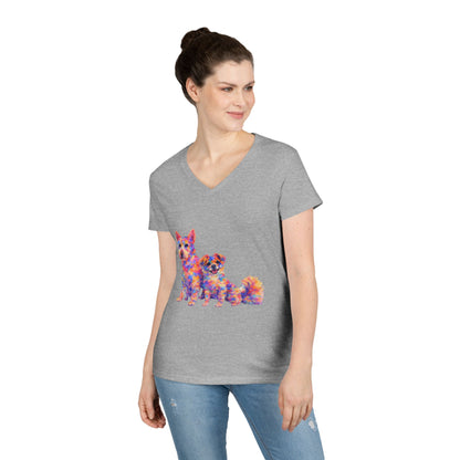 Double Trouble V-Neck T-Shirt