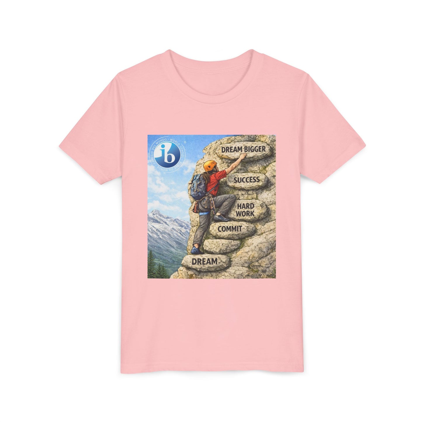 Youth Girls Tee - IB Climb to Success