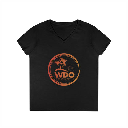 Ohana Tee (Ladies V-neck w/ orange logo)