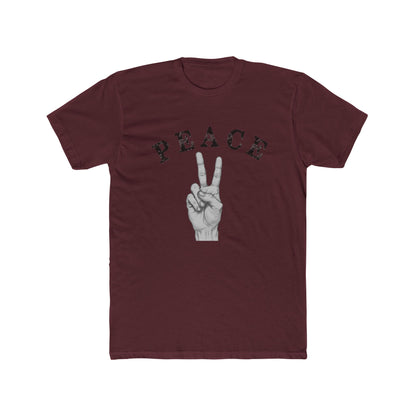 PEACE OFF Crew Graphic T-Shirt – Premium Cotton Streetwear Tee, Minimalist Statement Shirt, Unisex Casual Fashion Top
