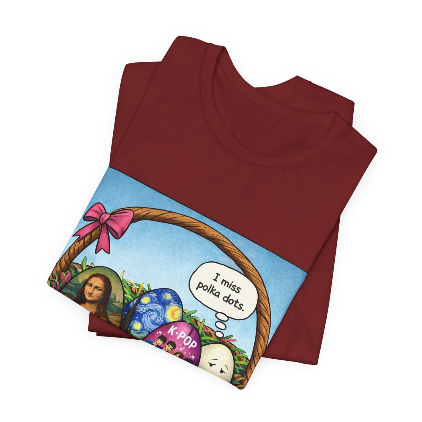 I Miss Polka Dots - Easter Basket Tee
