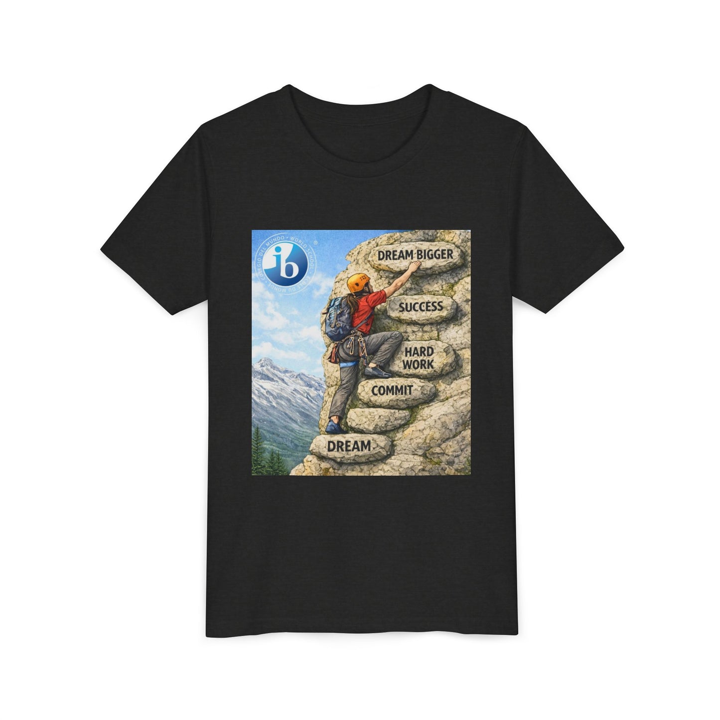 Youth Girls Tee - IB Climb to Success