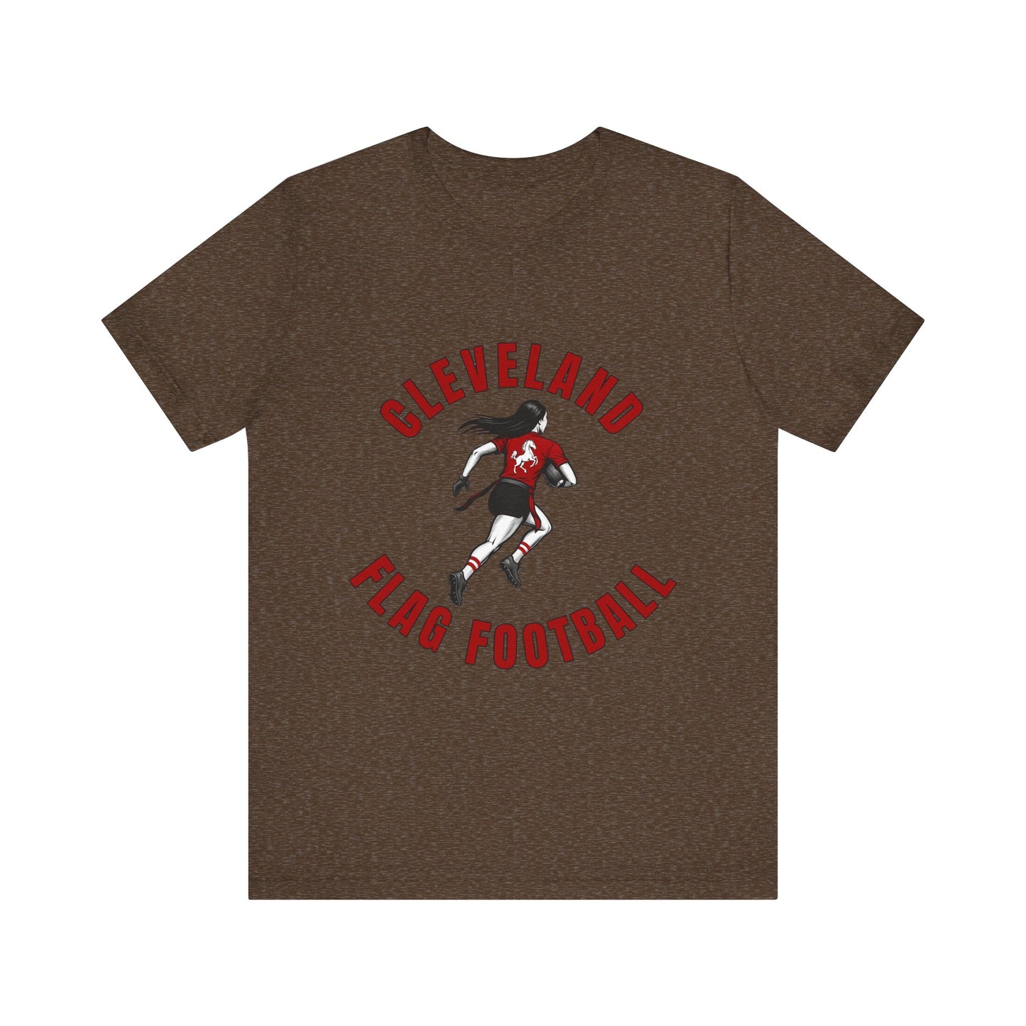 Cleveland Girls Flag Football Adult Sports T-Shirt