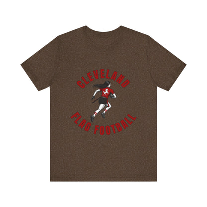 Cleveland Girls Flag Football Adult Sports T-Shirt