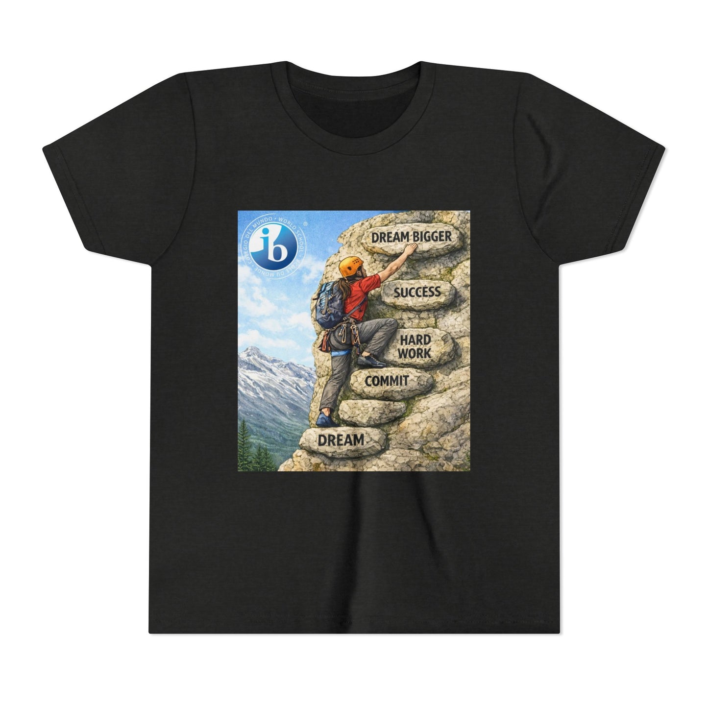 Youth Girls Tee - IB Climb to Success