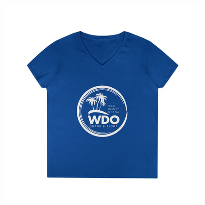 Ohana Tee (Ladies V-neck w/ white logo)