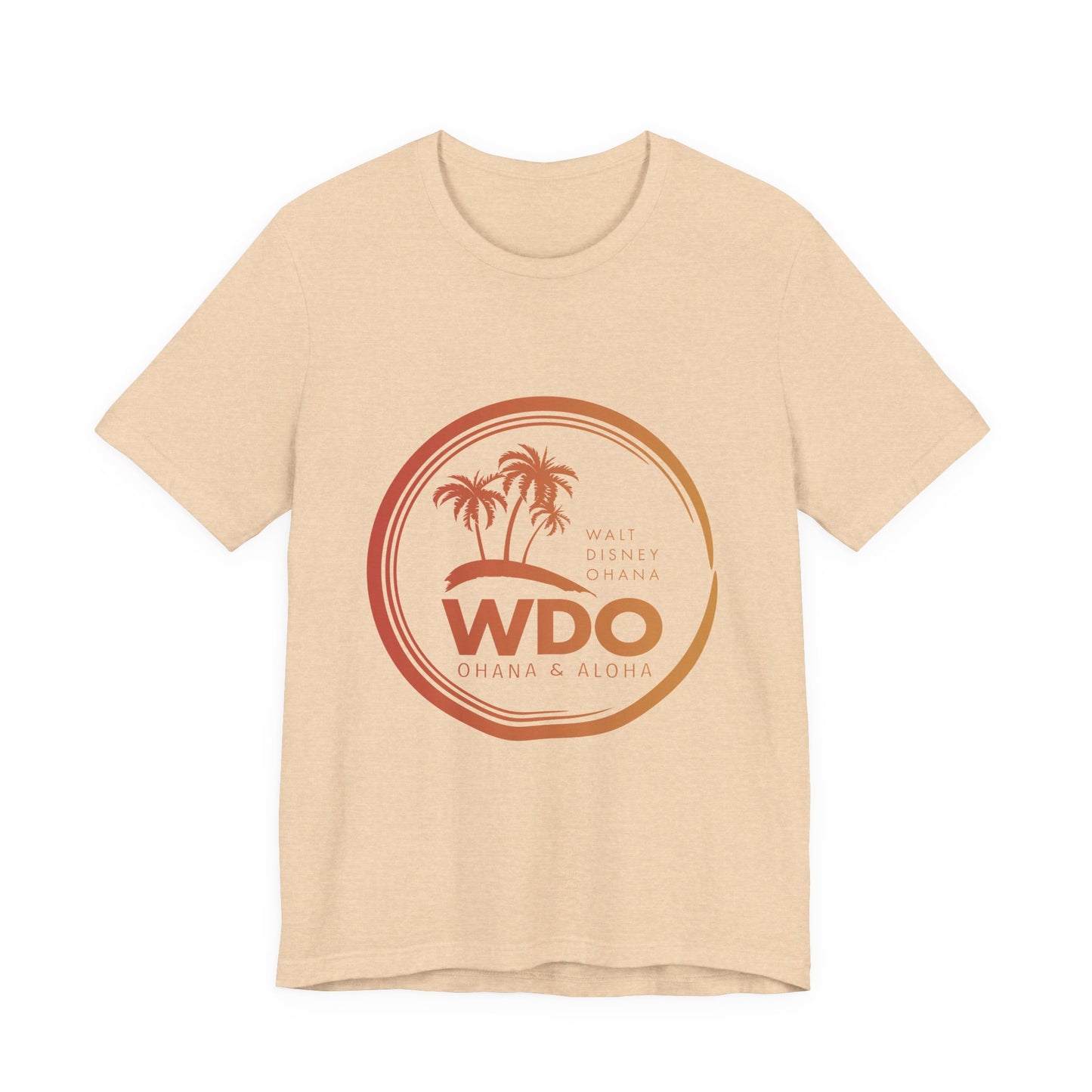 Ohana Tee (Unisex Short Sleeve w/ orange logo)