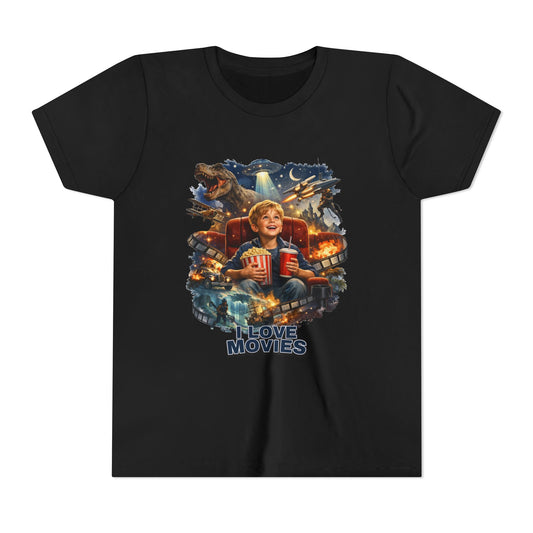 I Love Movies Kids T-Shirt