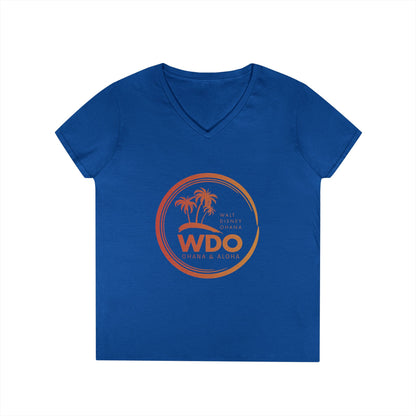 Ohana Tee (Ladies V-neck w/ orange logo)