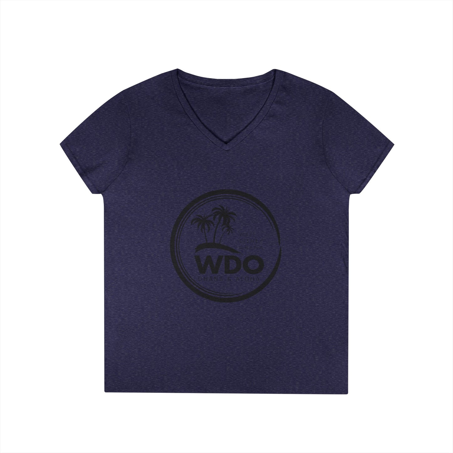 Ohana Tee (Ladies V-neck w/ black logo)