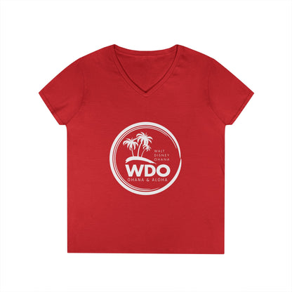 Ohana Tee (Ladies V-neck w/ white logo)