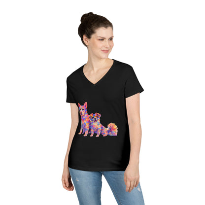 Double Trouble V-Neck T-Shirt