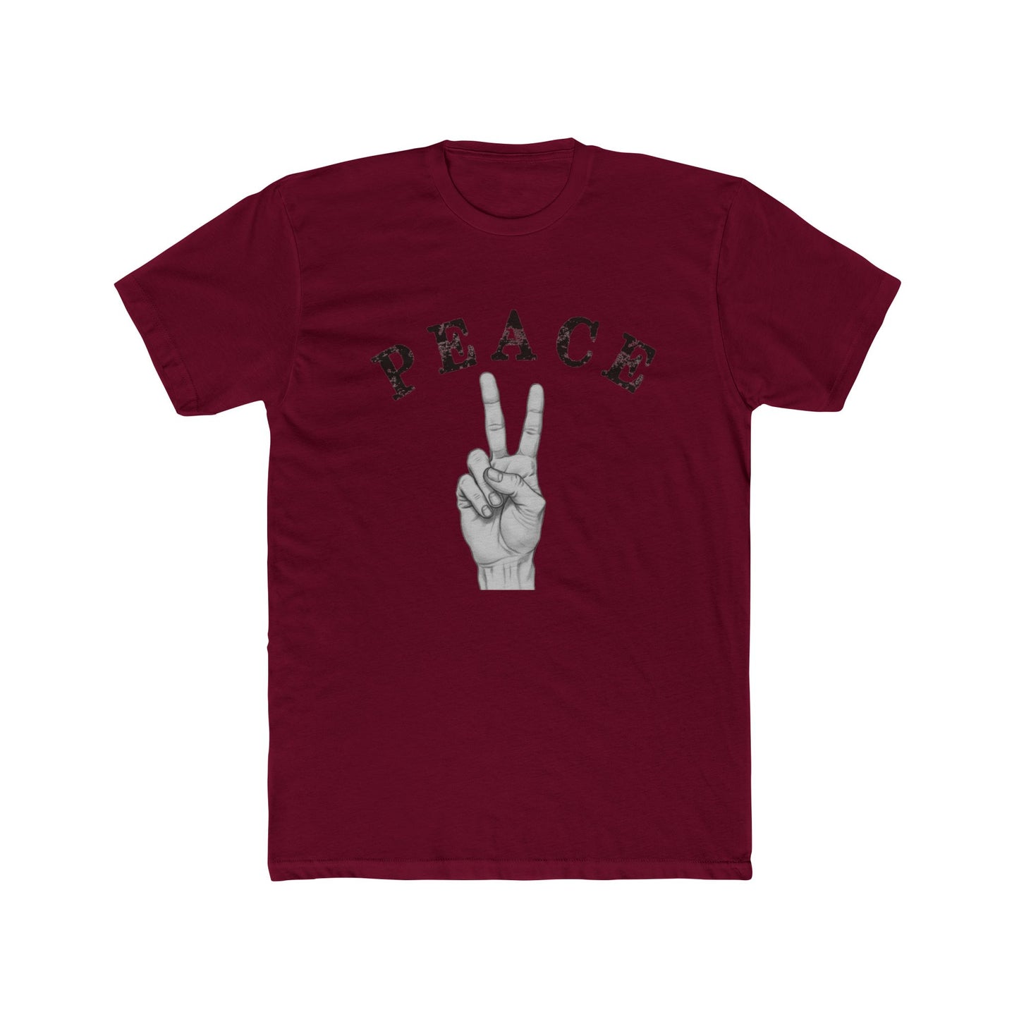 PEACE OFF Crew Graphic T-Shirt – Premium Cotton Streetwear Tee, Minimalist Statement Shirt, Unisex Casual Fashion Top