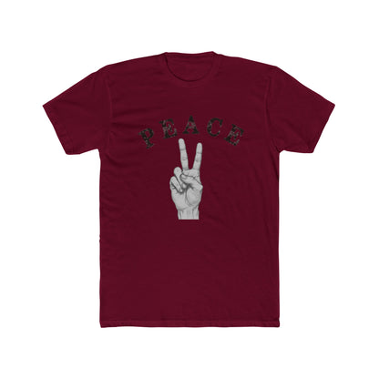 PEACE OFF Crew Graphic T-Shirt – Premium Cotton Streetwear Tee, Minimalist Statement Shirt, Unisex Casual Fashion Top