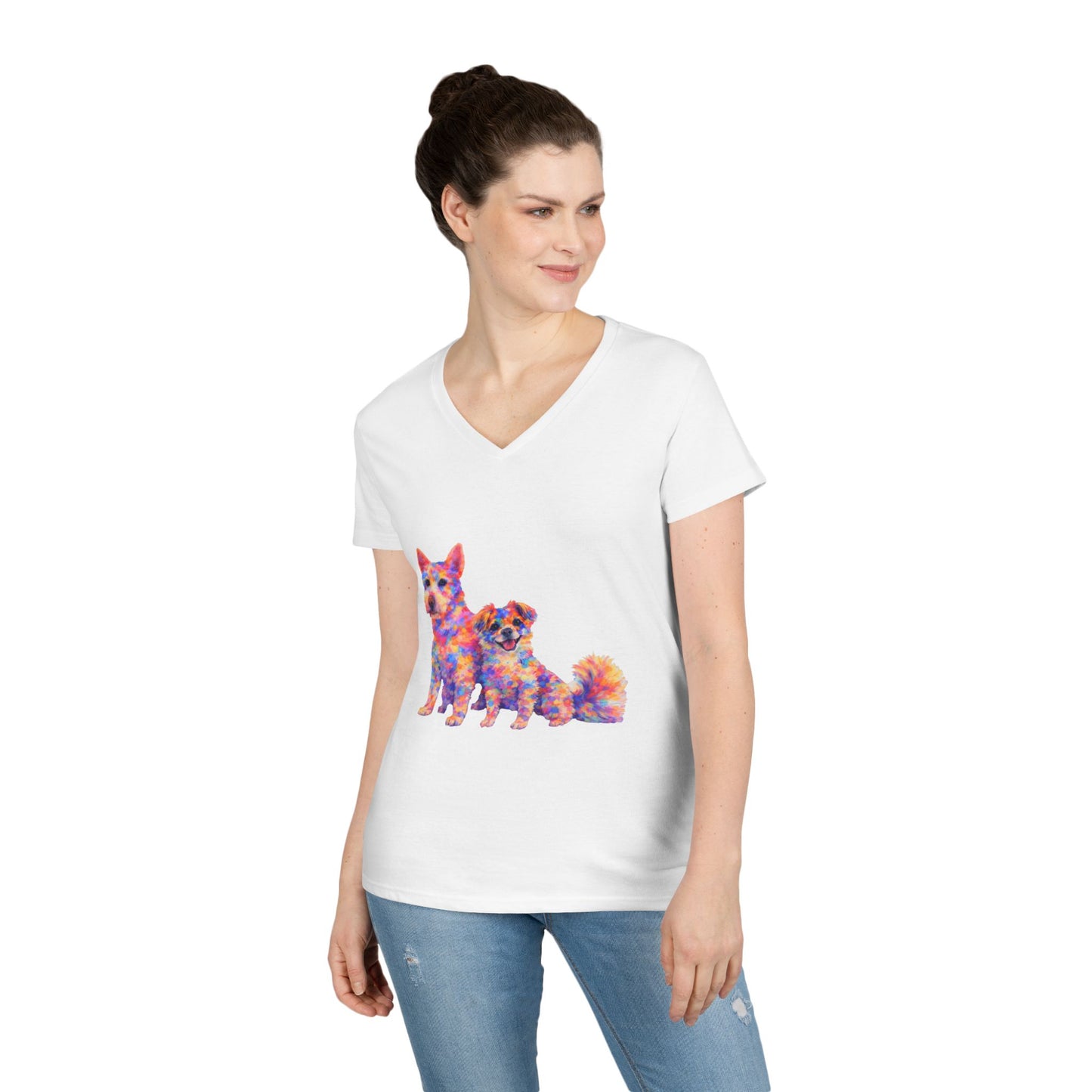 Double Trouble V-Neck T-Shirt