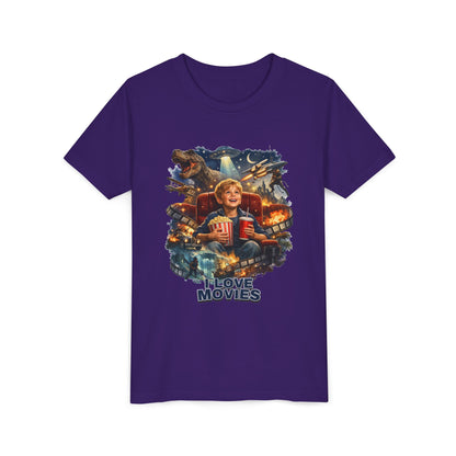 I Love Movies Kids T-Shirt